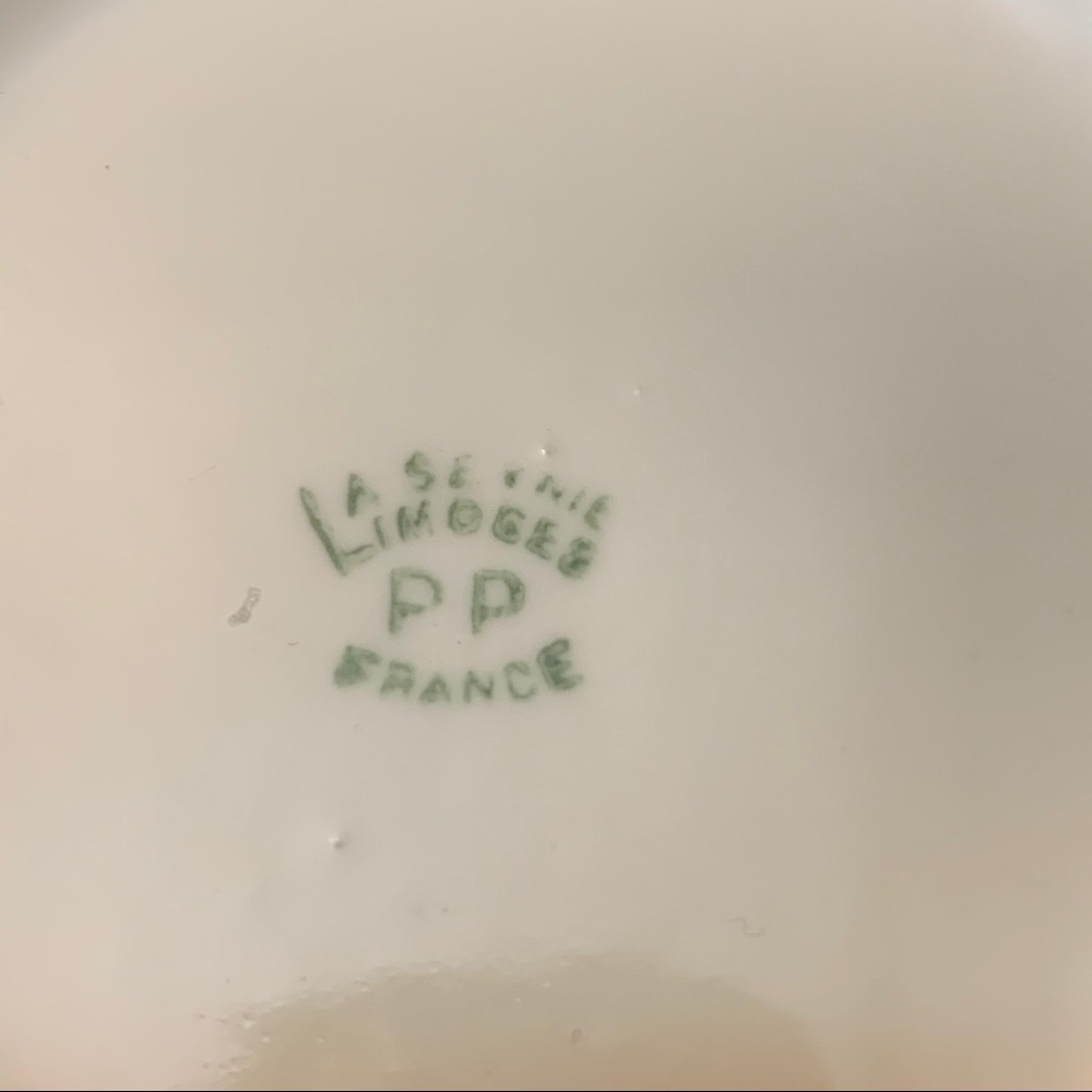 Limoges France antique creamer, planter, accent - Picture 7 of 9